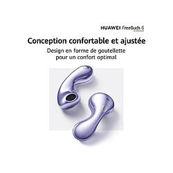 Écouteurs Huawei FreeBuds 6 blancs (55038131)