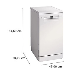 Lave-vaisselle 45cm 10 couverts 46db blanc - SPS2HKW55E - BOSCH pas cher