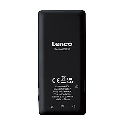 Lenco Lecteur MP3 / MP4 8Go avec Bluetooth Écran LCD en Couleur Noir / Bleu pas cher