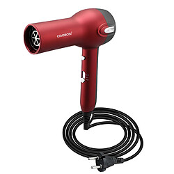 Avizar Sèche-Cheveux Électrique 1400W avec Air Froid et Vitesses Réglables Rouge