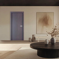 Reivilo Bloc-porte Miro avec poignée Exclusive grise, H.204 x l.63 cm, aspect chêne cendré