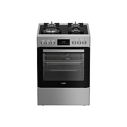 Whirlpool W6G8LCSWXF - Cuisinière gaz 60 cm inox