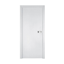 Reivilo Bloc-porte Miro avec poignée Exclusive grise, H.204 x l.63 cm, aspect chêne blanc