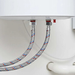 Avis Avizar Tuyau Flexible Tressé 50cm pour Raccordements Sanitaire F1/2 M1/2 Gris