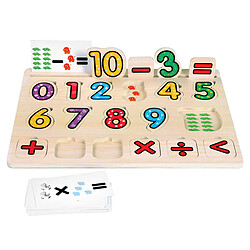 Top Bright Puzzle à Équations Éducatif en Bois pour Enfant 30×22cm Multicolore