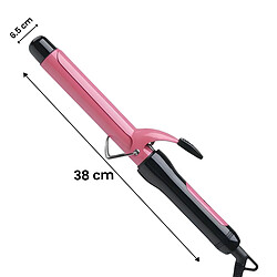 Acheter Avizar Fer à Boucler Cheveux 60W en Céramique Tourmaline avec Chauffage Constant Rose
