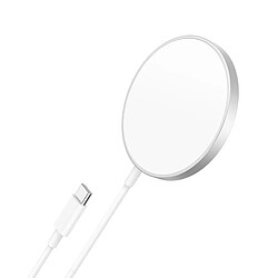 Acheter Mayaxess Chargeur Magsafe pour iPhone 15 Magnétique 15W Blanc