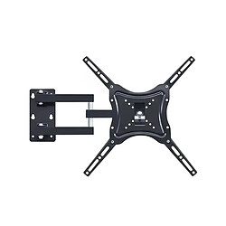 Avizar Support Mural Inclinable pour Téléviseur 14 à 55 Pouces Charge Maximale 15 kg Noir