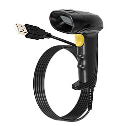 Nedis Lecteur de Codes-Barres et QR Code Filaire USB 2.0 Capteur CMOS 200 scans/s Noir