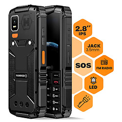 Hammer Téléphone Portable Hammer Horizon LTE Double SIM Autonomie 18h Waterproof IP68 Noir pas cher