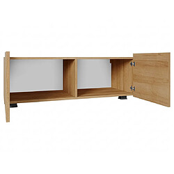 Bestmobilier Alix - meuble tv modulable 100 cm - 2 portes pas cher