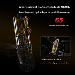 Avis Trottinette Électrique Pliable BOYUEDA S3 60V38Ah Autonomie 120km Double Moteur 6000W