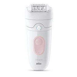 Epilateur rechargeable blanc - EPIL-5-000 - Silk Épil 5 - BRAUN