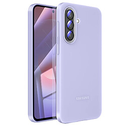Samsung Coque pour Samsung Galaxy A37 en Silicone Lisse avec Rebords Surélevés Lavande