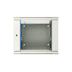 Acheter Armoire rackable Extralink 9U 600x600 AZH grise, fixation murale pivotante