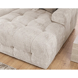 Acheter Bestmobilier Diane - Canapé panoramique en U 6 places en velours texturé