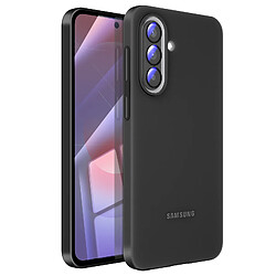 Samsung Coque pour Samsung Galaxy A37 en Silicone Lisse avec Rebords Surélevés Noir