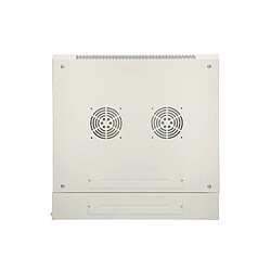 Armoire rackable Extralink 9U 600x600 AZH grise, fixation murale pivotante