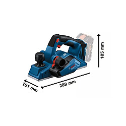 Avis Bosch Professional GHO 18V-26 - Bleu et noir
