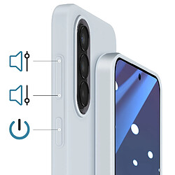 Avis Samsung Coque pour Samsung Galaxy A57 en Silicone Lisse avec Rebords Surélevés Bleu clair