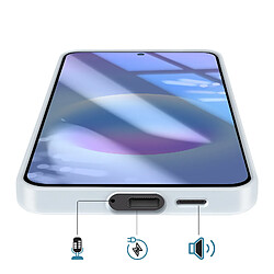 Acheter Samsung Coque pour Samsung Galaxy A57 en Silicone Lisse avec Rebords Surélevés Bleu clair
