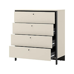 Avis Bestmobilier Kimi - commode 4 tiroirs - led inclus