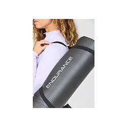 Avis Endurance Tapis de yoga NBR 4 mm Noir avec sangle