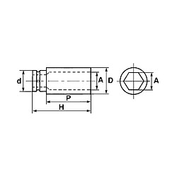 SAM OUTILLAGE Douille choc longue 1/2 14 mm - 80 mm
