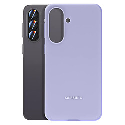 Samsung Coque pour Samsung Galaxy A57 en Silicone Lisse avec Rebords Surélevés Lavande