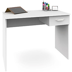 Bureau, Table Informatique, 75x90x50cm, 1 Tiroir, Poste de Travail, Chambre Prakt Briebe