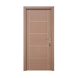 Reivilo Bloc-porte Casoar, H.204 x l.83 cm, aspect chêne gris