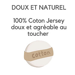 EASY DORT Drap housse 60x120 Jersey 100% Coton Multicouleur (Lot de 6) pas cher