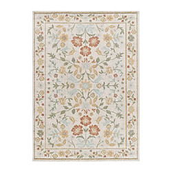 ATTICGO Tapis extérieur motifs floraux SAMARA beige/multicolore 120x170 cm