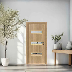 Reivilo Bloc porte pose fin de chantier April, H.204 x l.73 cm