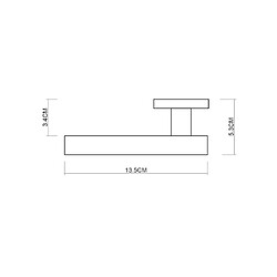 Acheter Poignée de porte design à cylindre finition aspect chrome mat Eva - KATCHMEE