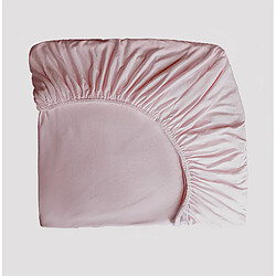 EASY DORT Drap housse 140x190 / 140x200 cm Bambou lit deux places - Rose