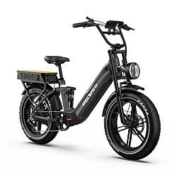 Vélo électrique Onesport OT08 Pro,500W,double batterie 48V 18Ah+48V 18Ah,190 km,Gris