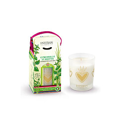 Esteban Bougie parfumée Citronnelle & Menthe rechargeable 180g
