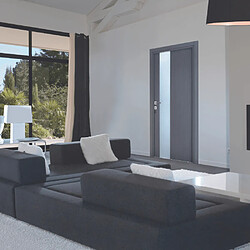 Reivilo Bloc-porte Enzo, H.204 x l.73 cm, aspect chêne cendré