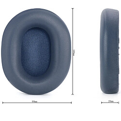 INF 2 Pièces Coussinets d'Oreilles en Agneau Compatible avec Sony WH-1000XM5 - Bleu, Mousse à pas cher