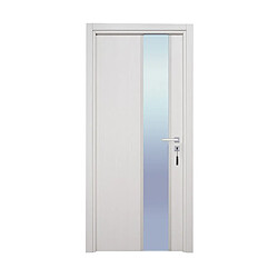 Reivilo Bloc-porte Enzo, H.204 x l.73 cm, aspect chêne blanc