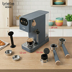 Briebe Nordic Machine à Café Expresso 20 Bars Compatible avec Capsules Nespresso 1,2L EC1180GRY Br pas cher