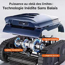 Acheter Seauto Robot Piscine Sans Fil, Puissant Filtration 3L, Double Filtration Ultra-Fine