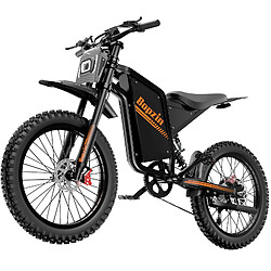 Ridstar Vélo Électrique Tout Terrain 6000W 60V 35Ah, Autonomie 130km,80km/h Freins Hydrauliques 