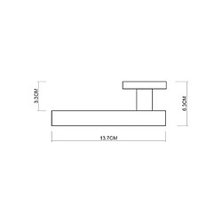 Acheter Poignée de porte design à cylindre finition aspect chrome mat Alissia - KATCHMEE