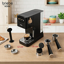 Briebe Nordic Machine à Café Expresso Compatible avec Capsules Nespresso 20 Bars 1,2L EC1180BLK Br pas cher