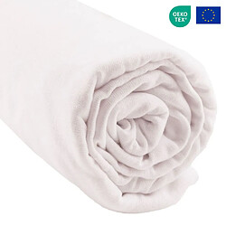 EASY DORT Drap housse 100% Coton Bio pour lit une place 90x190 / 90x200 cm