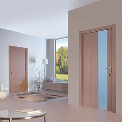 Reivilo Bloc-porte Enzo, H.204 x l.73 cm, aspect chêne gris