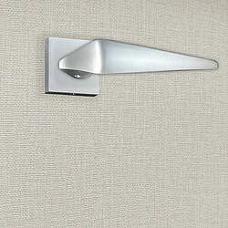 Poignée de porte design finition aspect chrome mat Sofia - KATCHMEE