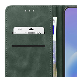 Avizar Étui Portefeuille pour Galaxy A57 avec Rabat Aimanté et Fonction Support Vert sapin pas cher